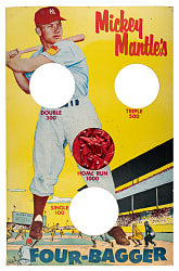 1950s "Mickey Mantle's Four Bagger" Game