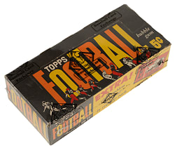 Extremely Rare 1961 Topps Football Unopened Wax Box (24 Packs) - BBCE - Newly Discovered!