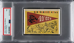 1959 Topps Football Unopened Cello Pack PSA NM 7 - Alex Karras Rookie on Back