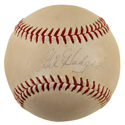 Gil Hodges Signed Baseball - Displays as a Single - JSA
