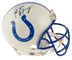 Peyton Manning Signed Indianapolis Colts Helmet - JSA