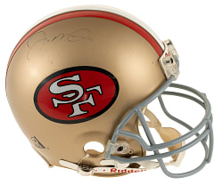 Joe Montana Signed San Francisco 49ers Helmet - JSA