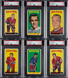 1964-1965 Topps Hockey PSA-Graded Complete Set (110)