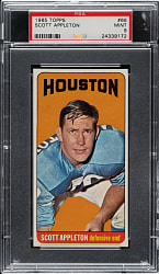 1965 Topps Football #66 Scott Appleton PSA MINT 9