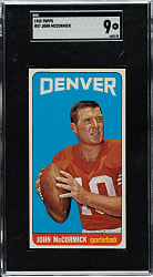 1965 Topps Football #57 John McCormick SGC MINT 9 - 1 of 1 - Highest Graded!