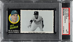 1971 Topps Greatest Moments #2 Hoyt Wilhelm PSA NM 7