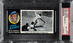 1971 Topps Greatest Moments #36 Ernie Banks PSA NM-MT 8