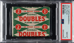1951 Topps Red Backs Unopened One-Cent Wax Pack PSA NM-MT 8
