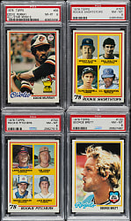 High-Grade 1978 Topps Complete Set (726) Including 17 PSA NM-MT 8