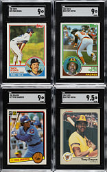 High-Grade 1982 to 1991 Topps, Fleer, Donruss, and Upper Deck Hall of Fame and Star Rookie Collection (62) Including Puckett, Gwynn, and Ripken