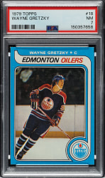 1979-1980 Topps Hockey #18 Wayne Gretzky Rookie PSA NM 7