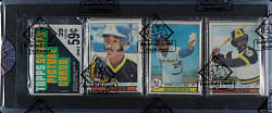 1979 Topps Unopened Rack Pack - Ozzie Smith Rookie on Top - BBCE