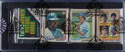 1978 Topps Unopened Rack Pack with Paul Molitor/Alan Trammell Rookie on Top - BBCE