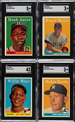 1958 Topps Complete Set (494) Plus Eight Yellow-Letter Variations