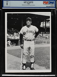 1963 Willie Mays Original National Broadcasting Company Photograph PSA/DNA Type I