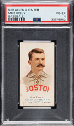 1888 N28 Allen & Ginter Mike "King" Kelly PSA VG-EX 4