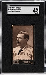 1895 N300 Mayo's Cut Plug Dan Brouthers Louisville on Shirt SGC VG/EX 4