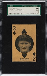 1927 W560 Walter Johnson SGC MINT 96 - Highest Graded!