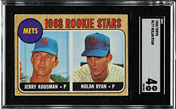 1968 Topps #177 Nolan Ryan Rookie SGC VG/EX 4