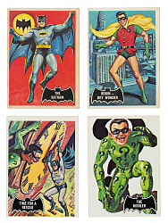 1966 Topps "Batman" Black Bat Complete Set (55)
