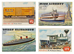 1955 Topps "Rails and Sails" Complete Set (200)