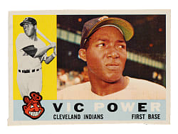 1960 Topps #75 Vic Power Unissued Color Variation