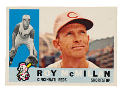 1960 Topps #45 Roy McMillan Unissued Color Variation