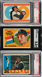 High-Grade 1960 Topps Complete Set (572) Including 305 PSA- and SGC-Graded Cards