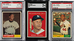 High-Grade 1961 Topps Complete Set (587) Including 399 PSA- and SGC-Graded Cards