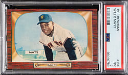 1955 Bowman #184 Willie Mays PSA NM 7