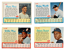 1962 Post Cereal Complete Set (200) Plus Four Variations
