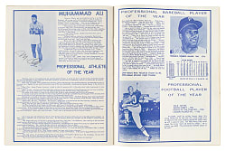 1967 "100% Wrong Club" Sports Awards Multi-Signed Program with Roberto Clemente, Muhammad Ali, and Fran Tarkenton - PSA/DNA