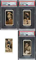 1936 Mitchell & Son "A Gallery of 1935" Complete Set (50) Including #17 Walt Disney PSA NM 7