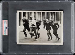Circa 1936 Jesse Owens Original Keystone Press Agency Photograph PSA/DNA Type I
