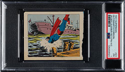 1941 Saylor's Bread "Superman - Junior Defense League of America" #23 Outsmarts Foreign Sailors' Ruse PSA POOR 1