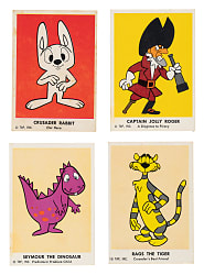 1962 Bell Brand "Crusader Rabbit" Complete Set (12)
