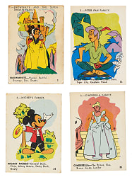 1964 Regina Confections "Disney Happy Families" Complete Set (44)