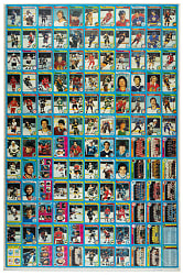 1979-1980 Topps Hockey Uncut Sheet (132 Cards) Including Wayne Gretzky Rookie
