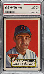 1952 Topps #295 Phil Cavarretta PSA NM-MT 8