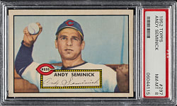 1952 Topps #297 Andy Seminick PSA NM-MT 8