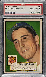 1952 Topps #126 Fred Hutchinson PSA NM-MT 8