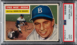1956 Topps #260 Pee Wee Reese PSA MINT 9 - Highest Graded!