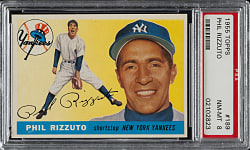 1955 Topps #189 Phil Rizzuto PSA NM-MT 8
