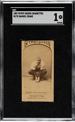 1887 N175 Gypsy Queen Samuel Crane SGC POOR 1