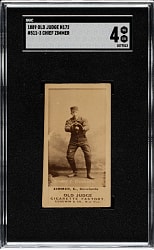 1889 N172 Old Judge Chief Zimmer SGC VG/EX 4