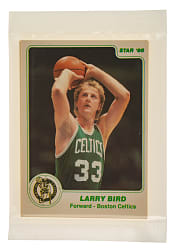 1985-1986 Star Company Basketball Boston Celtics Team Factory-Sealed Unopened Bag with Larry Bird
