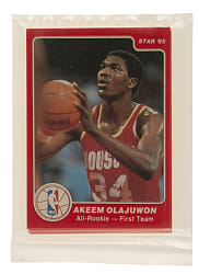 1985-1986 Star Company Basketball "All-Rookie" Factory-Sealed Unopened Bag with Michael Jordan