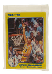1984-1985 Star Company Basketball "Court Kings 5x7" Factory-Sealed Unopened Bag with Kareem Abdul-Jabbar