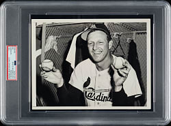 1958 Stan Musial 3,000 Career Hit Original International News Photograph PSA/DNA Type I