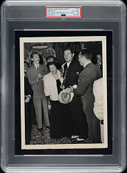 1948 Babe Ruth Last Public Appearance Original International News Photograph PSA/DNA Type I